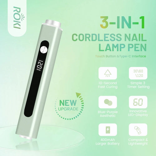 3-IN-1 Cordless Nail Lamp Pen